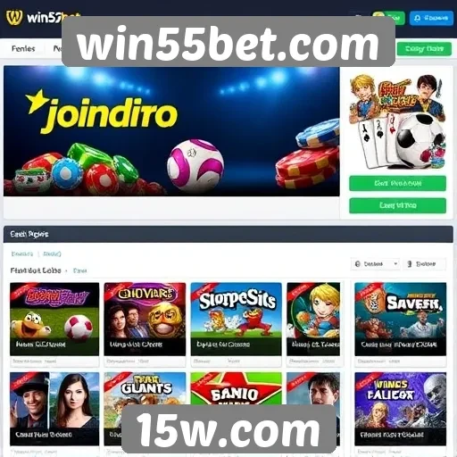 Análise dos jogos disponíveis no site win55bet