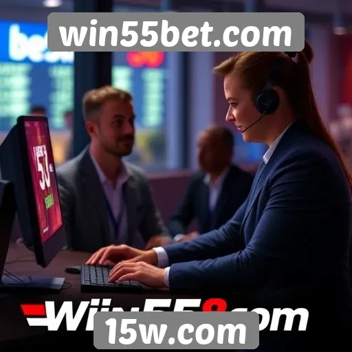 Funções de atendimento ao cliente em win55bet.com