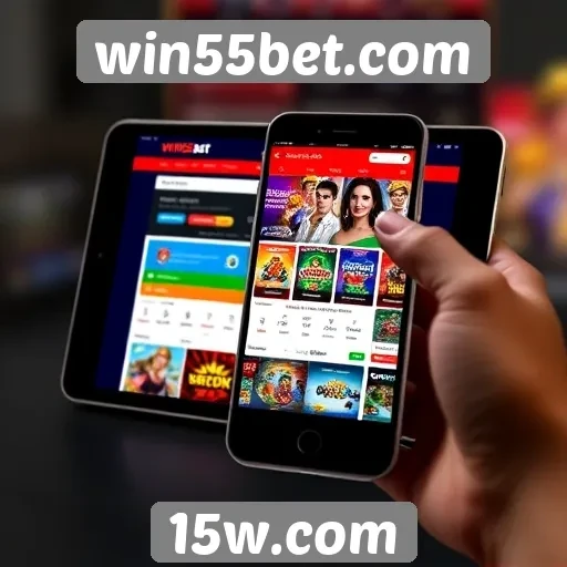 Acessibilidade do site win55bet em dispositivos móveis