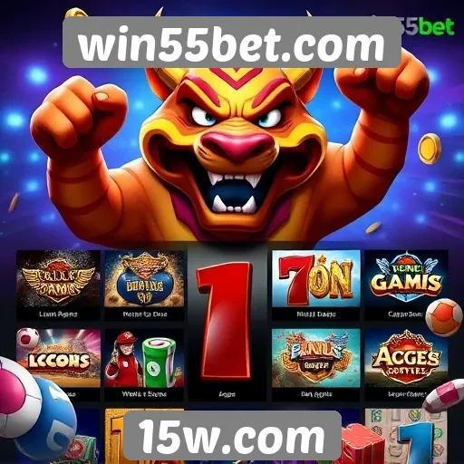 Variedade de jogos oferecidos pelo win55bet.com